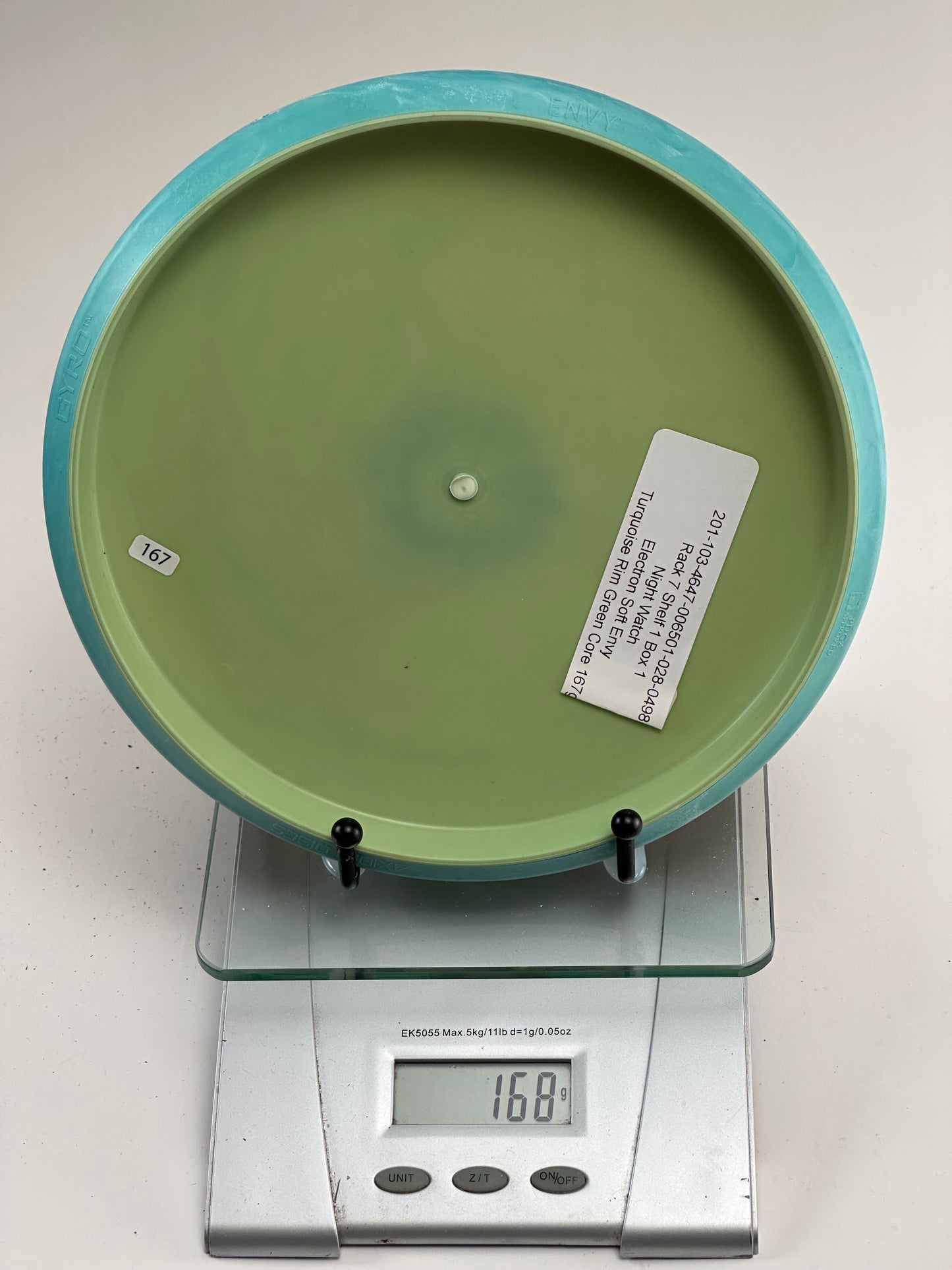 MVP Envy Eclipse Glow Putter – Light Green w/ Turquoise Rim (Minotaur Stamp)