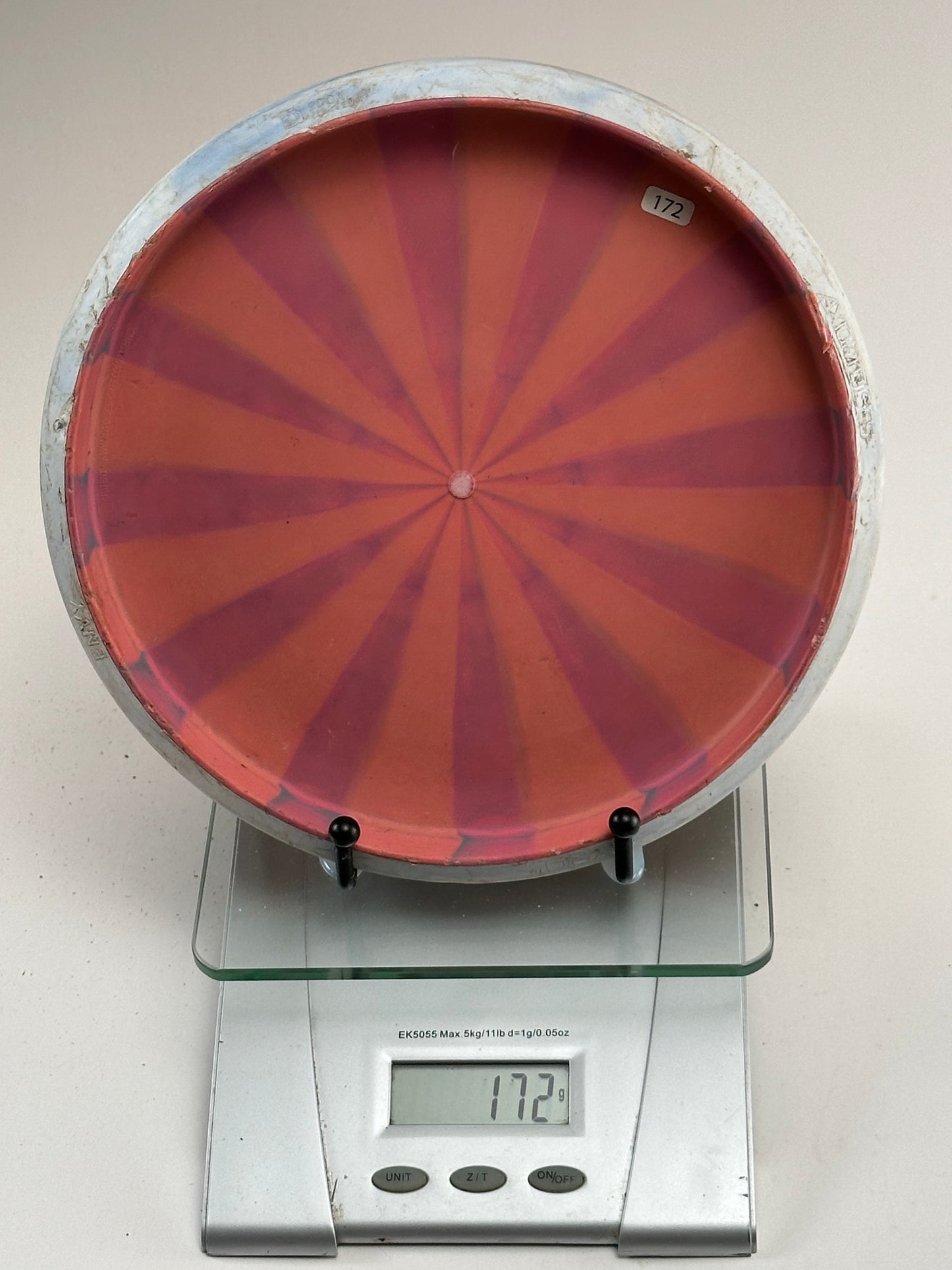 MVP Cosmic Electron Medium Envy 172g Swirly Pink/Orange w/ White Rim