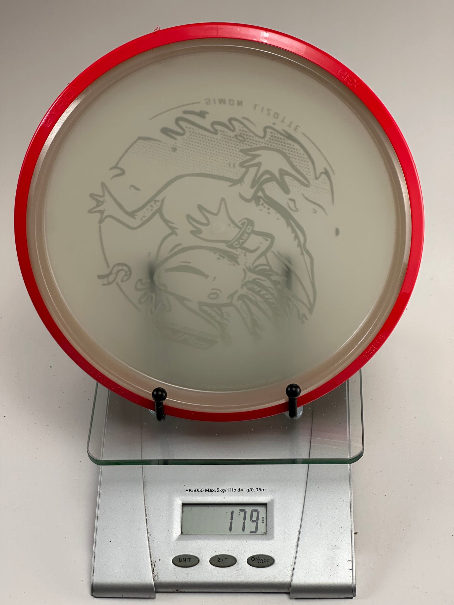 MVP Eclipse Hex Glow (Simon Lizotte Team Series) Axolotl, Red Rim