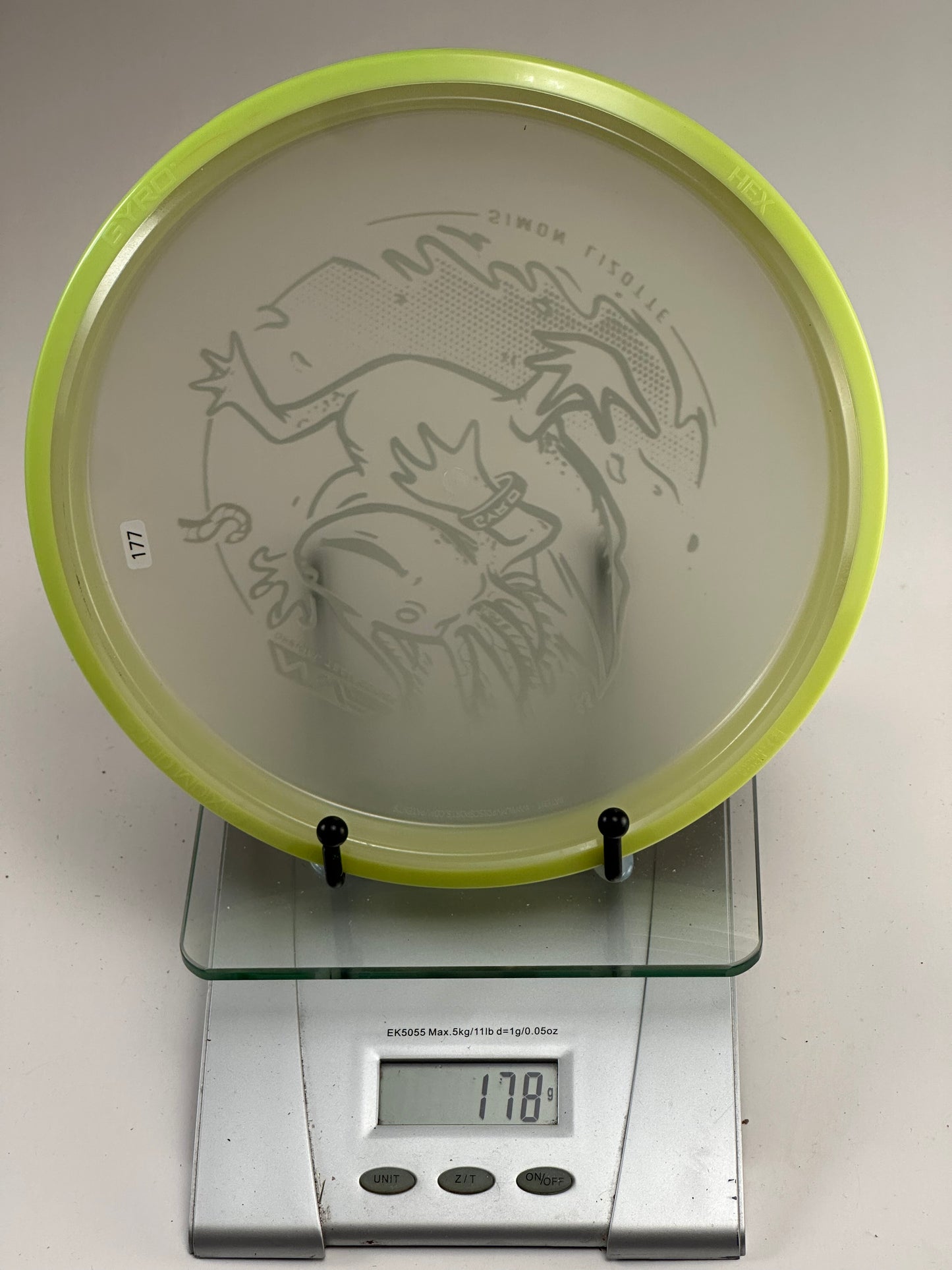 MVP Eclipse Hex Glow – Simon Lizotte Team Series Axolotl, Yellow Rim