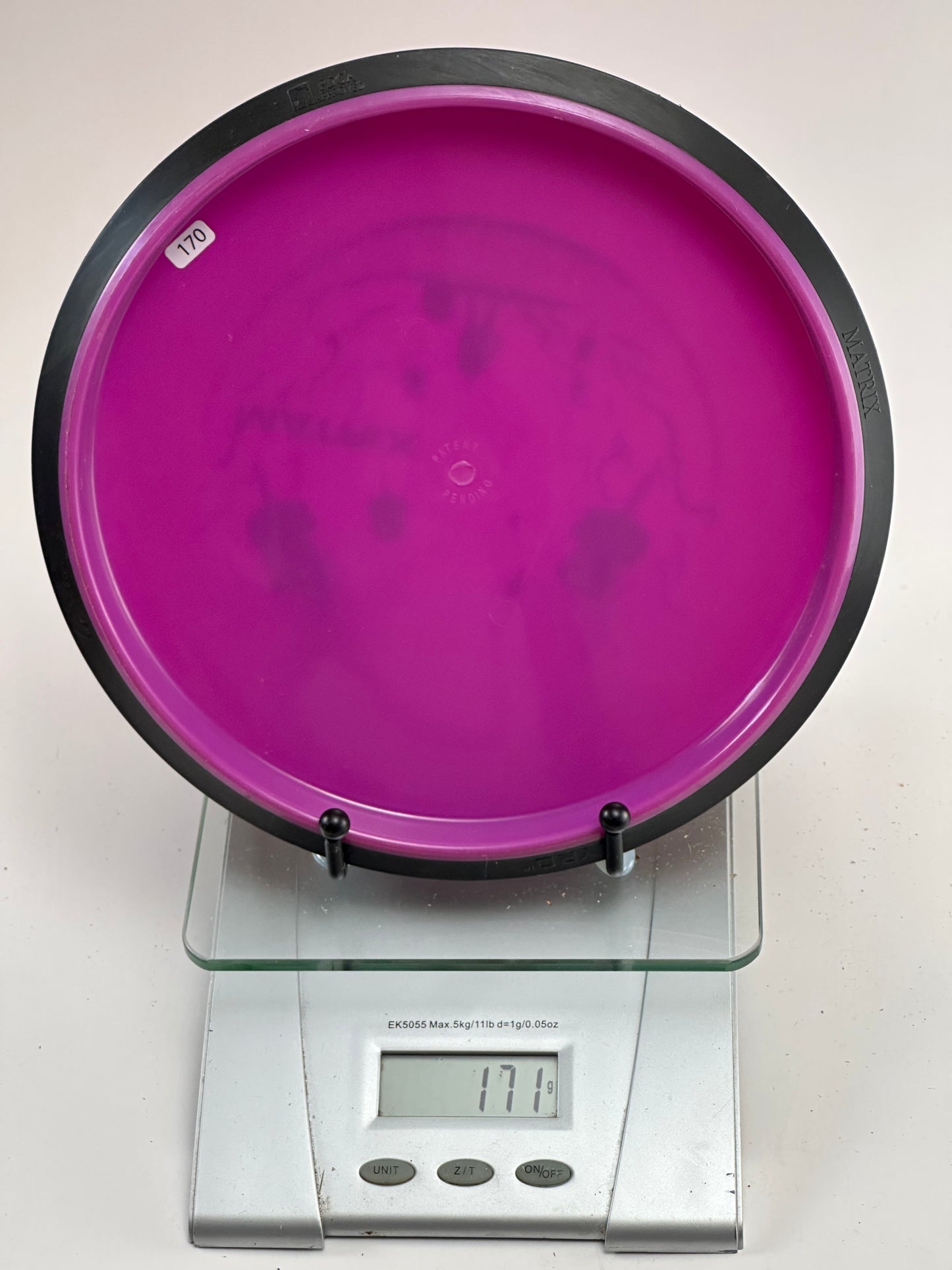 MVP Proton Matrix Midrange – Translucent Pink/Black Rim 171g