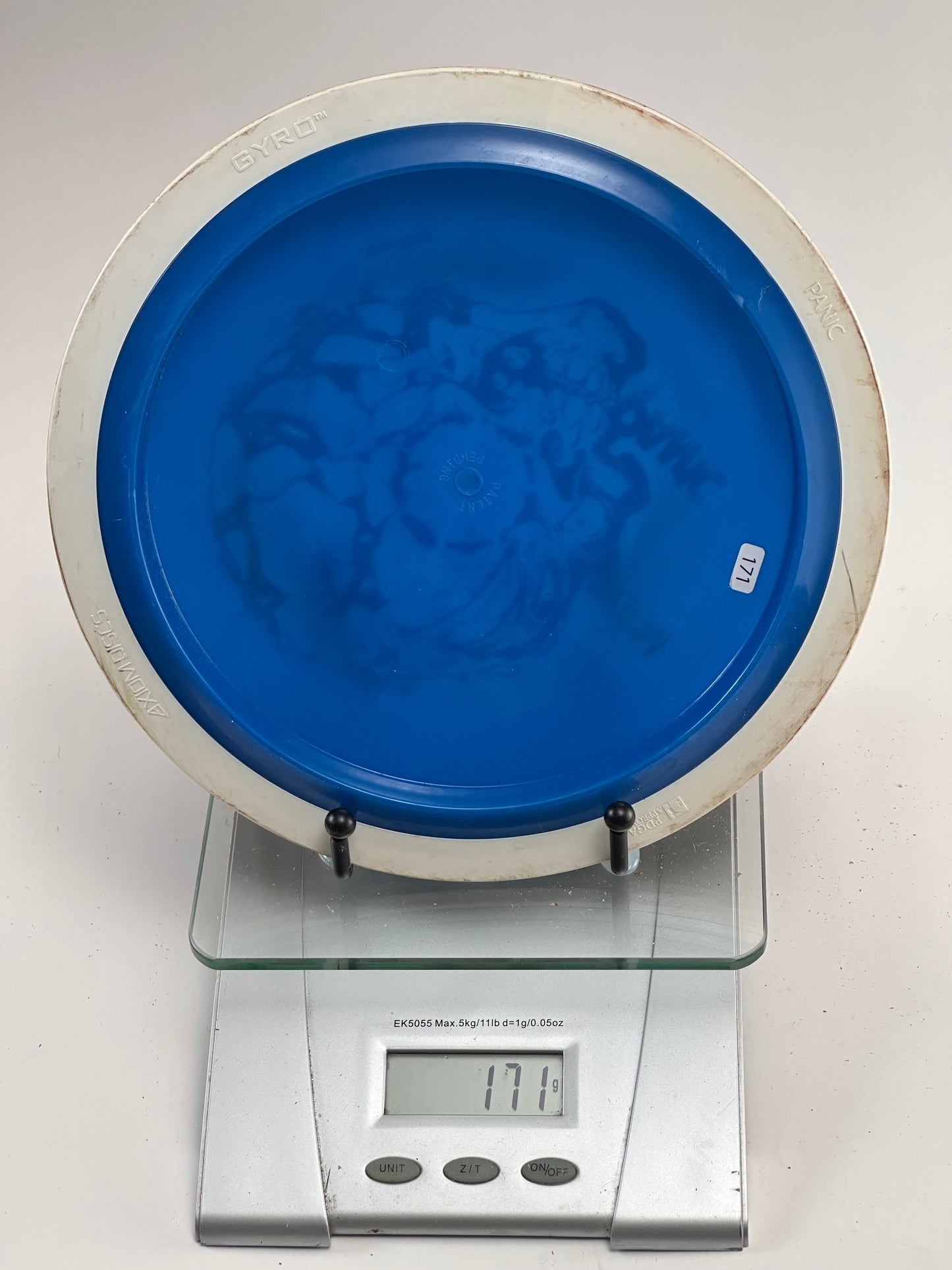 MVP Neutron Panic – Blue w/ White Rim, Skull Stamp