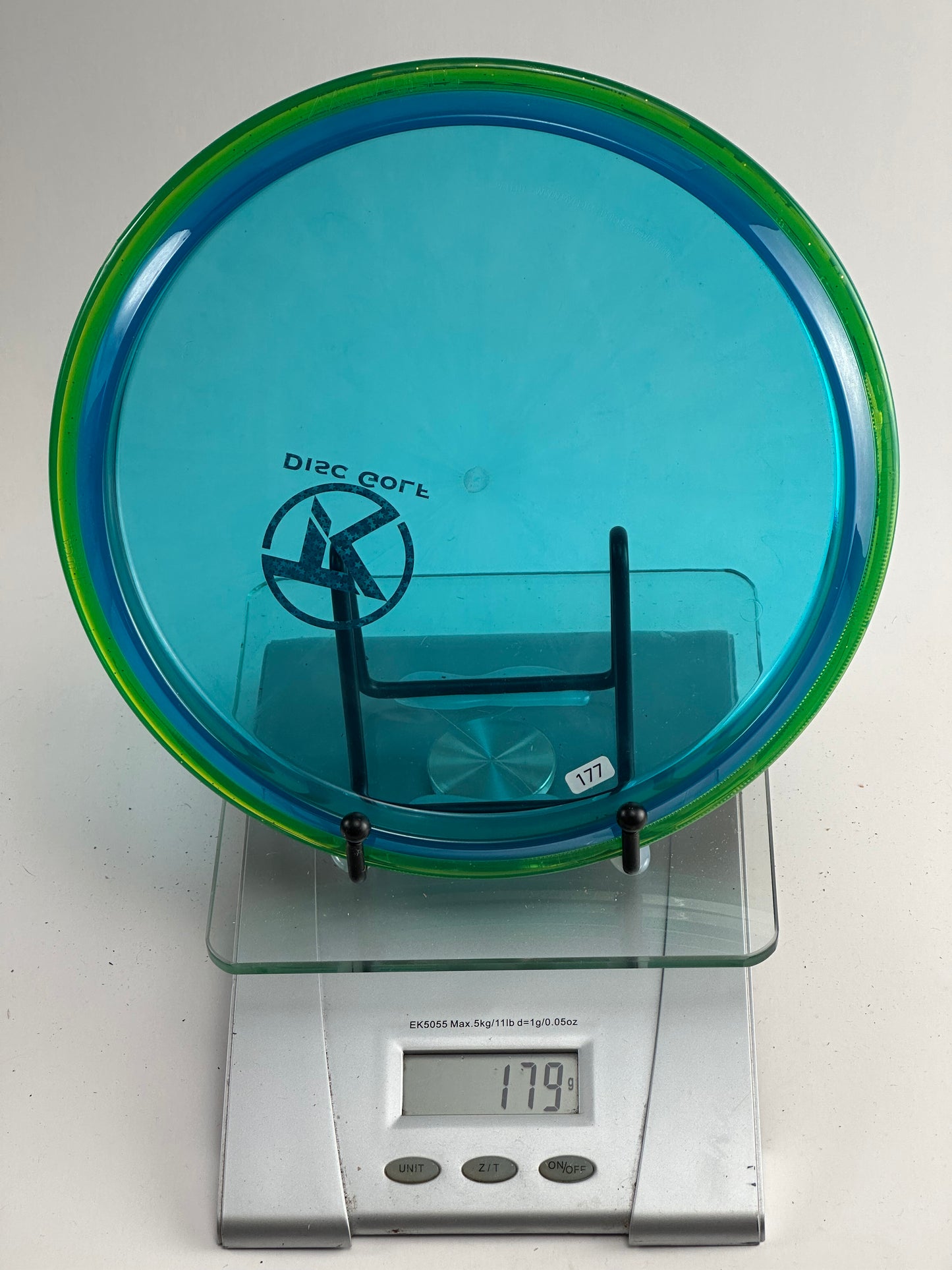 MVP Prism Plasma Pyro Midrange – Transparent Blue/Teal w/ Green Rim