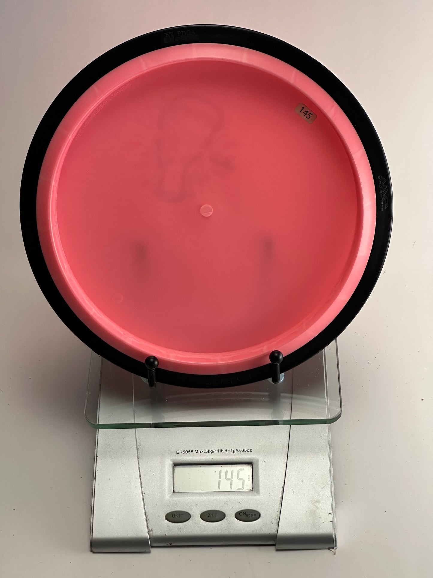 MVP Neutron Tesla Lab Second Distance Driver (Pink/Black Rim)