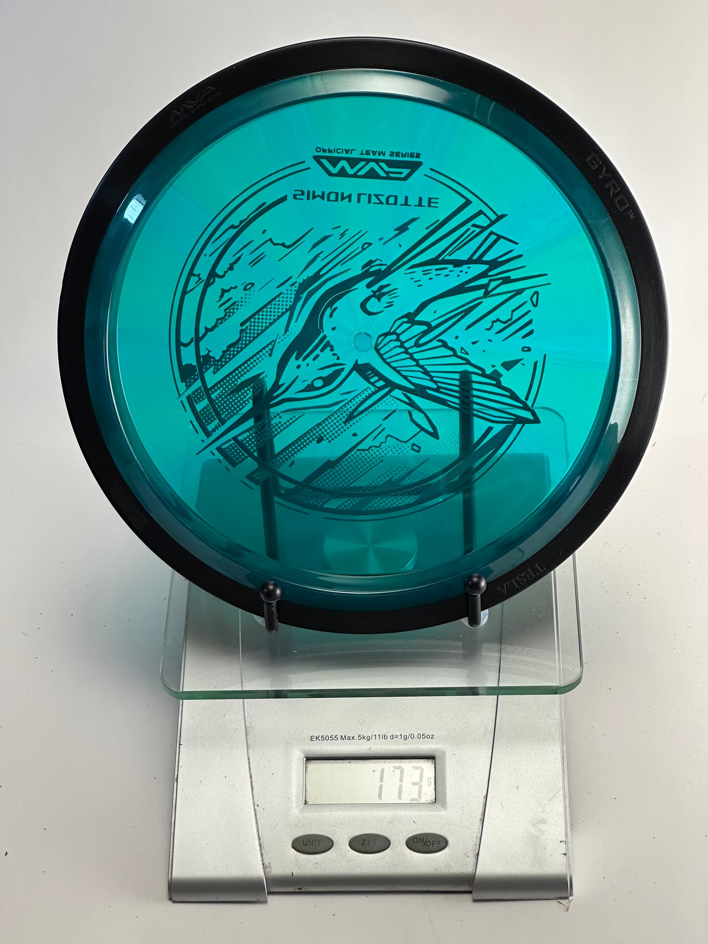 MVP Plasma Tesla (Simon Lizotte Team Series) Teal w/ Black Rim