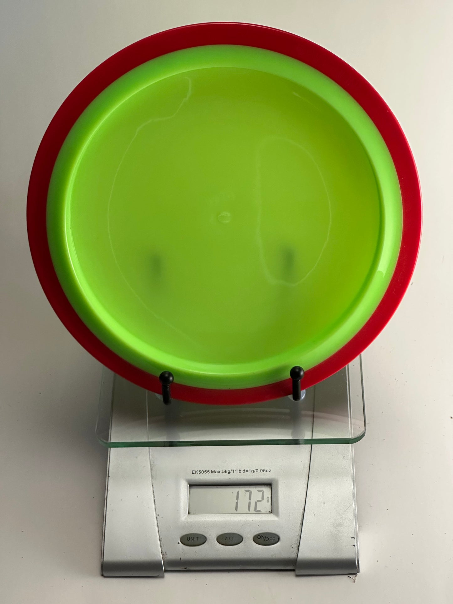 MVP Neutron Time-Lapse Two-Tone Yellow-Green w/ Red Rim (172g)