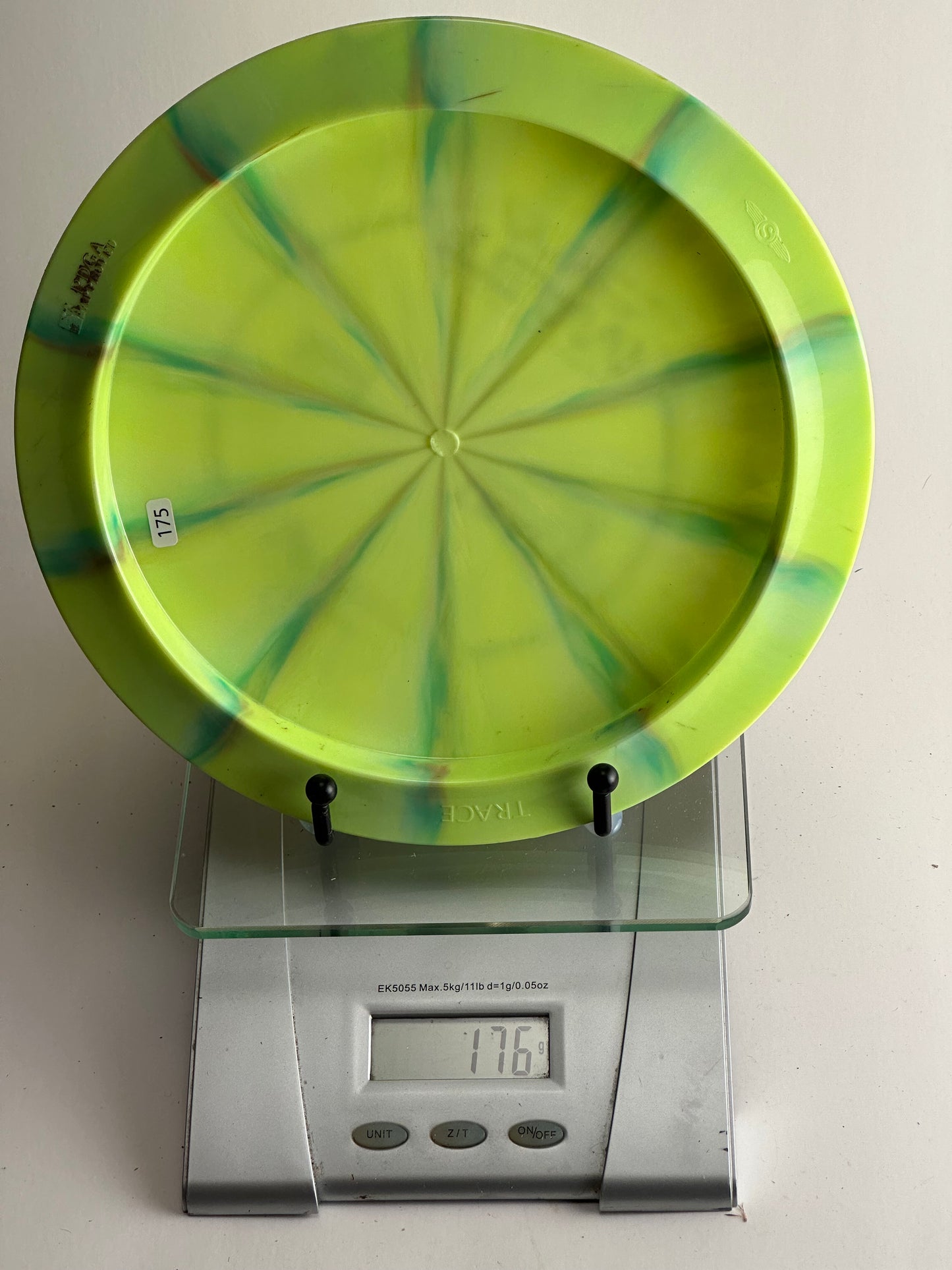 MVP Cosmic Neutron Trace (Sarah Hokom Signature) 176g Swirly Yellow-Green