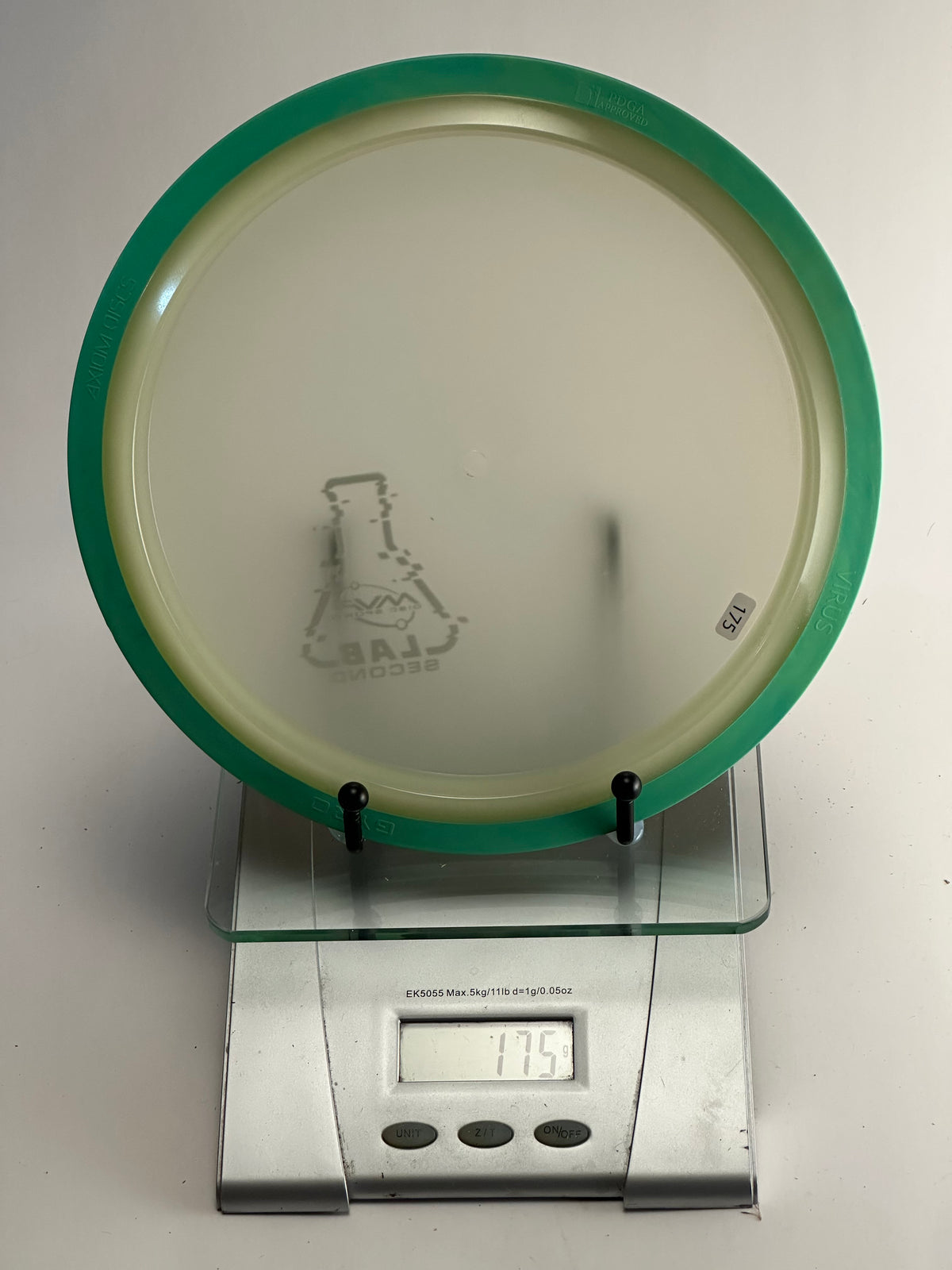 MVP Virus (Proton) Lab Second – Clear Green Rim / White Plate