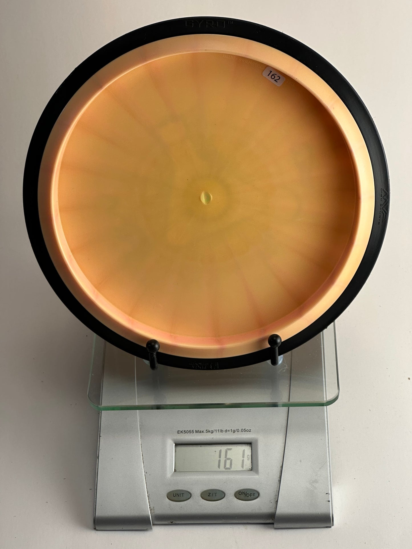 MVP Neutron Volt (Factory Misprint) Orange w/ Black Gyro Rim 161g