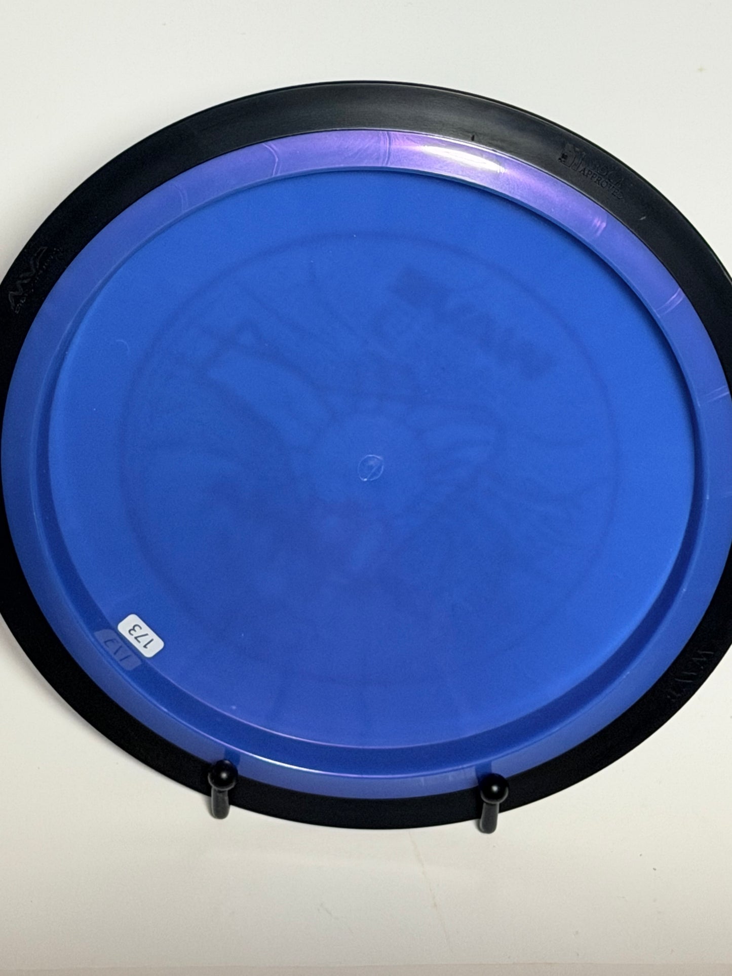 MVP Neutron Wave Factory Misprint, Blue w/ Black Rim