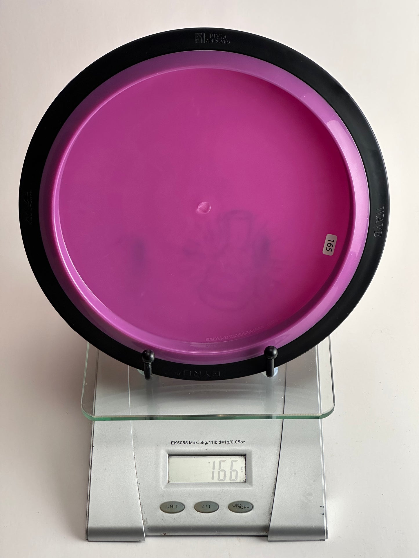 MVP Neutron Wave Lab Second (Beaker Stamp) Purple w/ Black Rim 166g