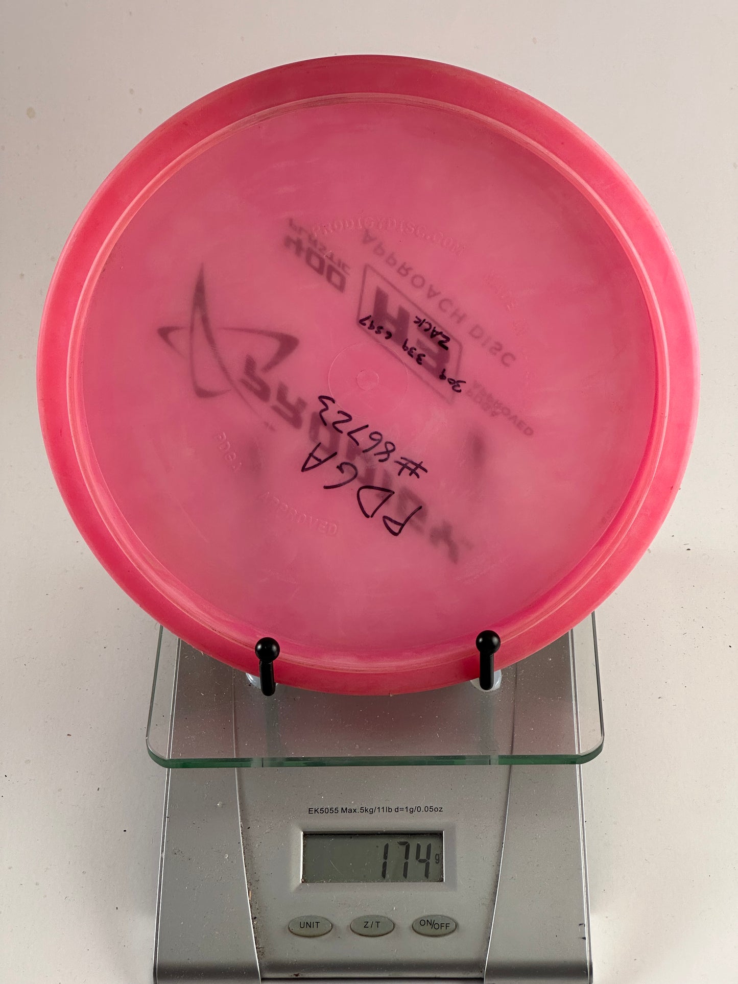 Prodigy A3 400 Plastic Pink Approach Disc (174g)