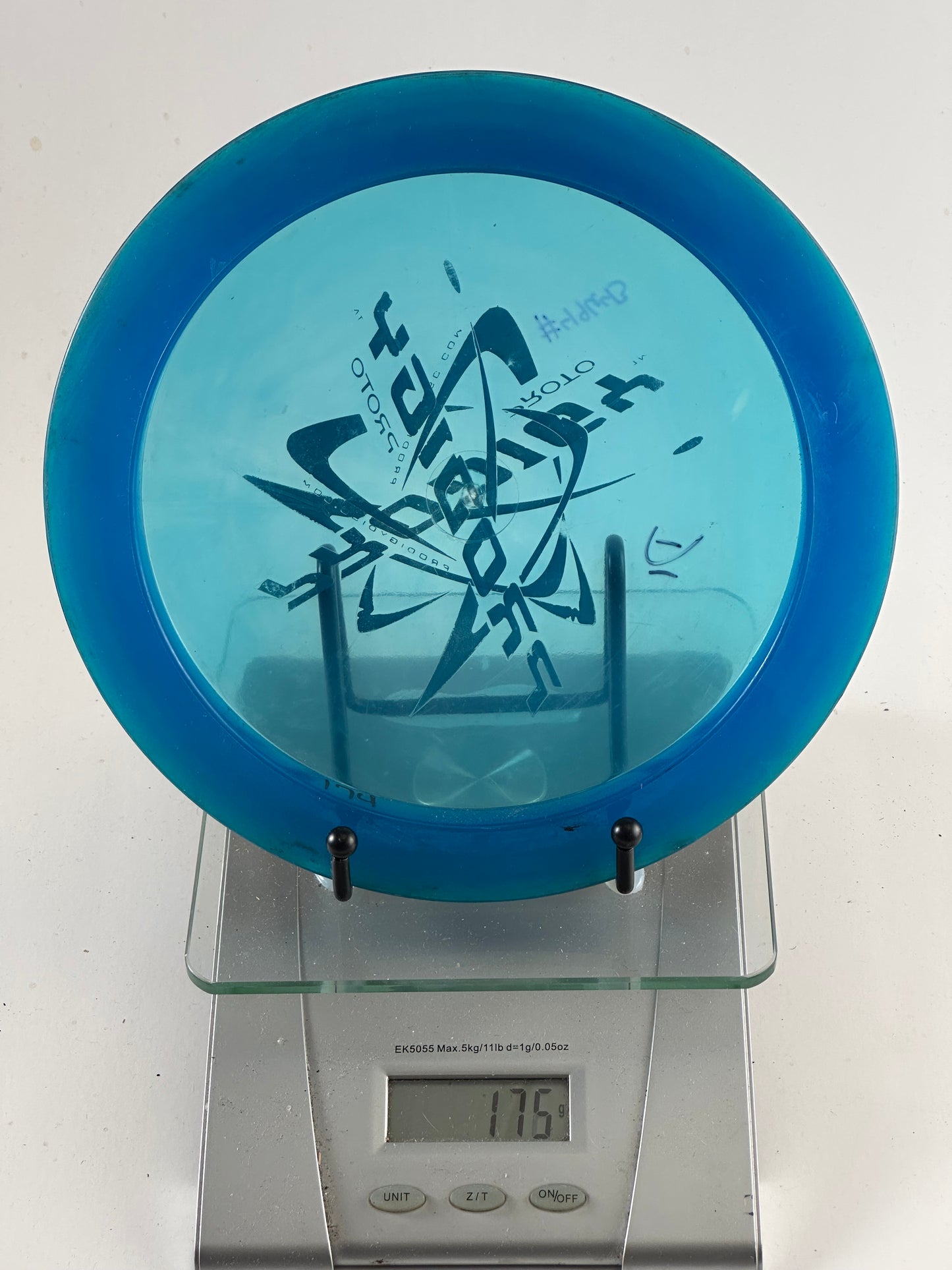 Prodigy D1 (400 Plastic) Overstable Distance Driver - Transparent Blue 176g