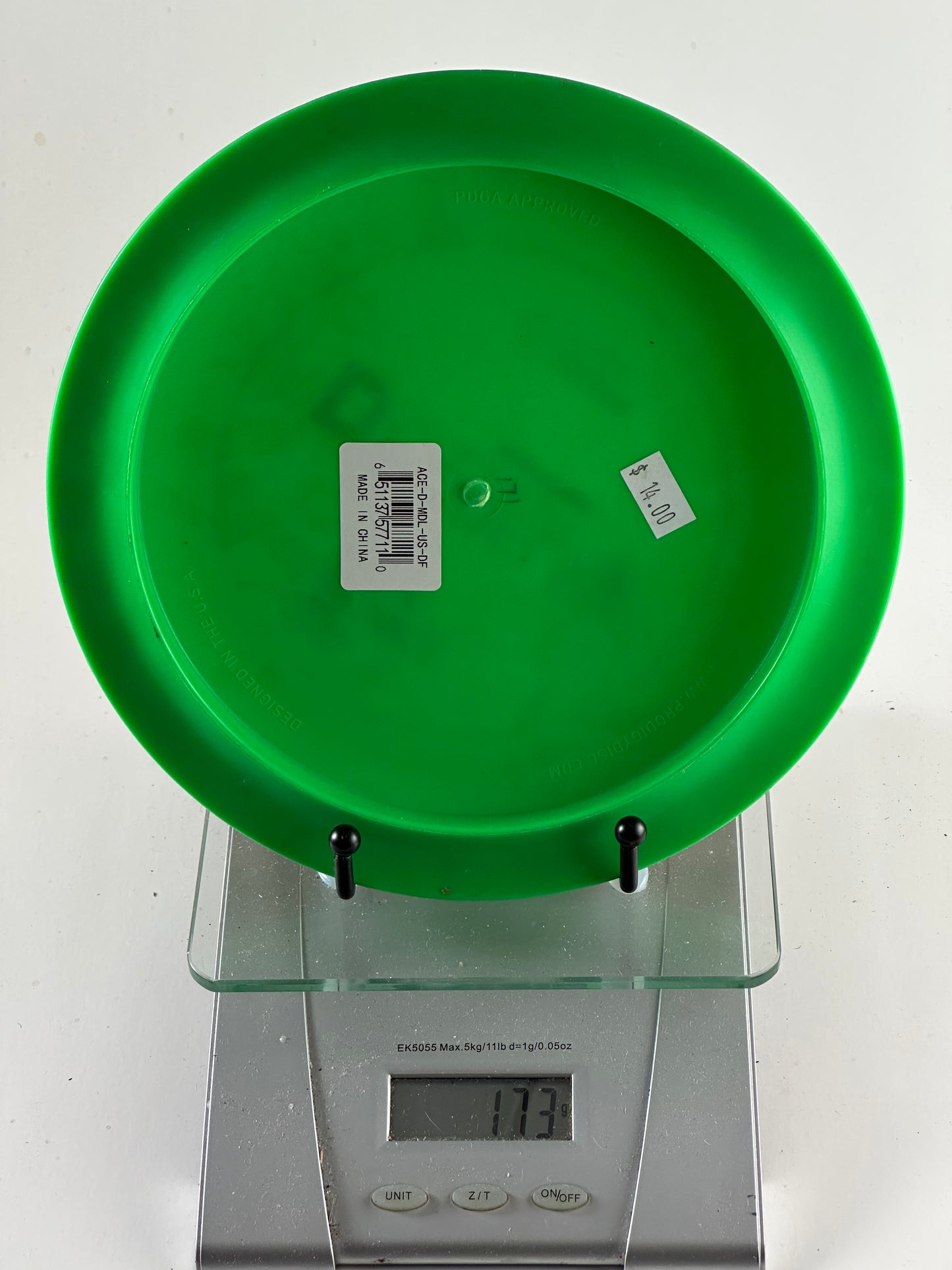 Prodigy Ace Line D Model US DuraFlex Distance Driver (Green) 173g