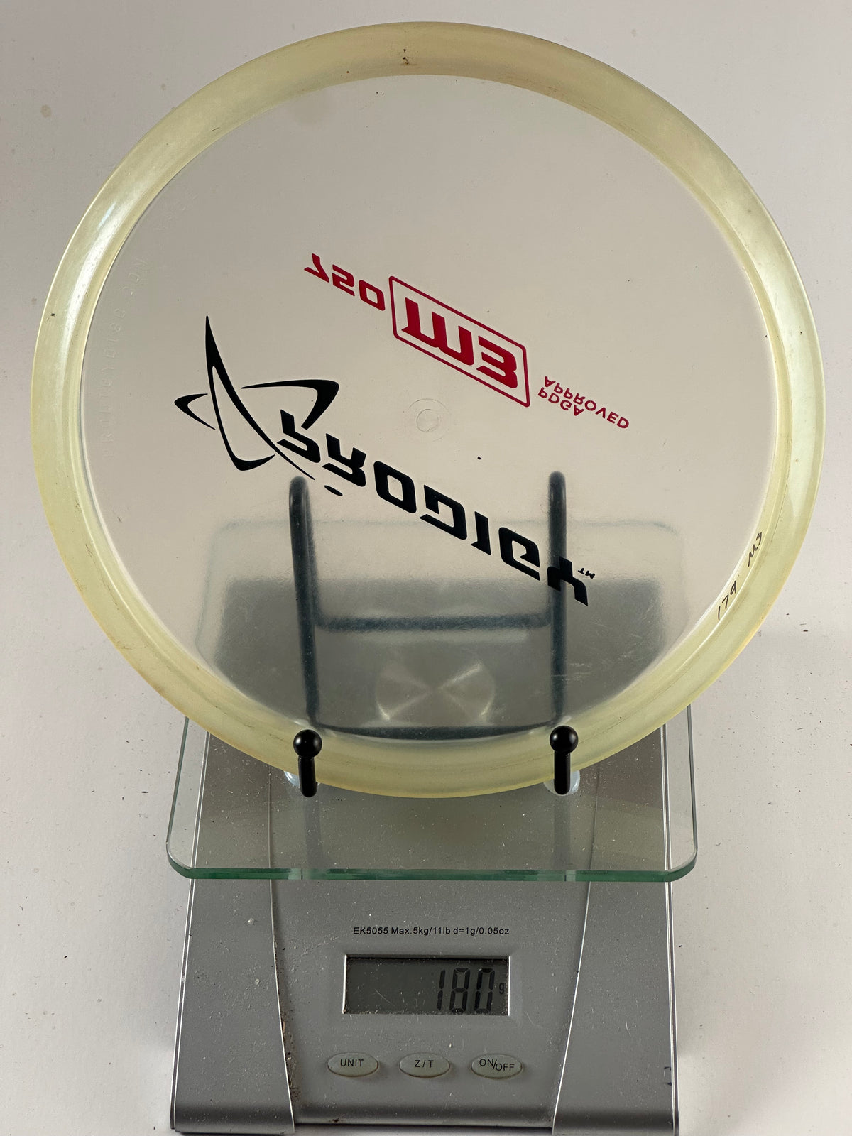 Prodigy M3 750 Midrange, Transparent Clear/Yellow Stock Stamp (180g)