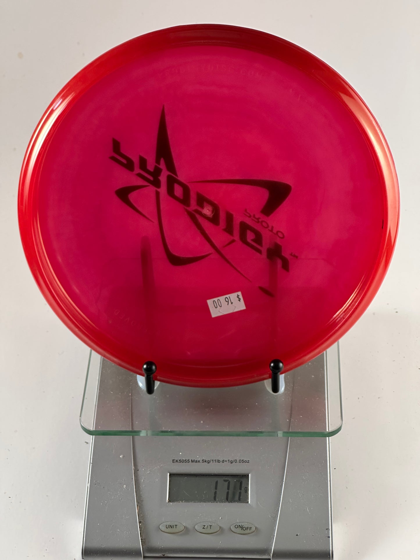 Prodigy PA-1 Proto Stamp Overstable Putter/Approach, 171g Pink