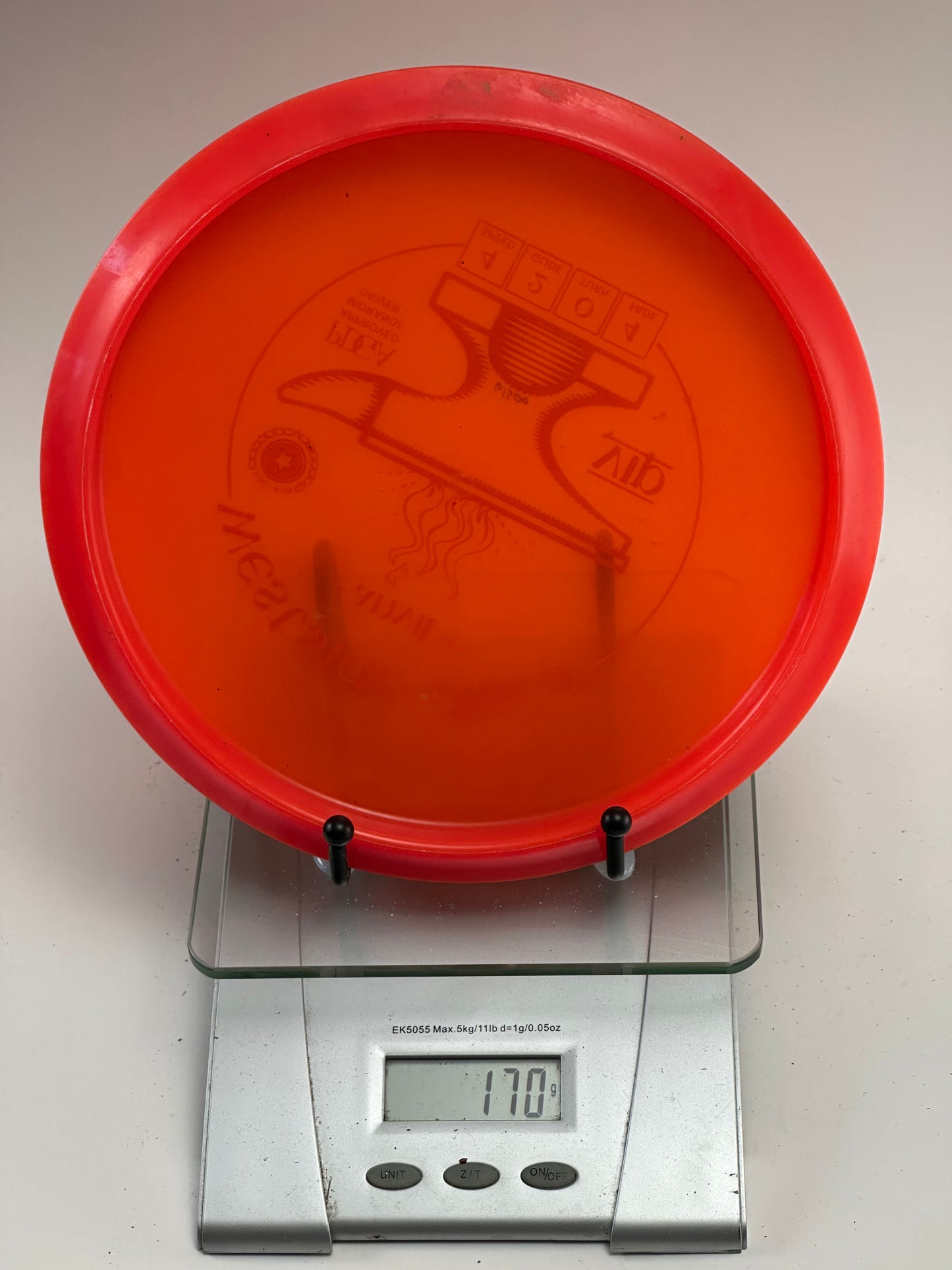 Westside Discs VIP Anvil – Orange w/ Silver Anvil Stamp