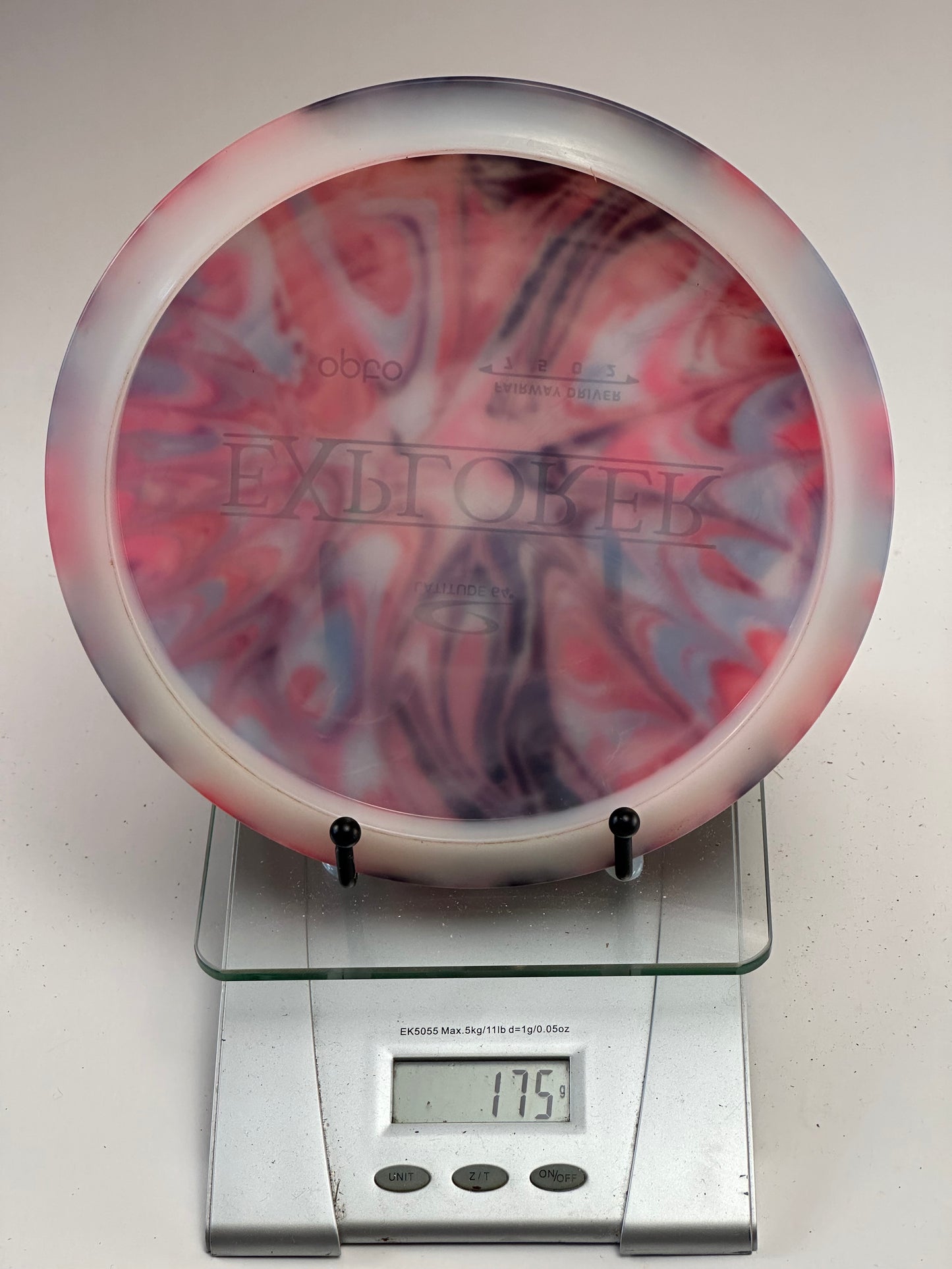 Latitude 64 Opto Explorer Fairway Driver (Swirly Transparent Red/Purple)