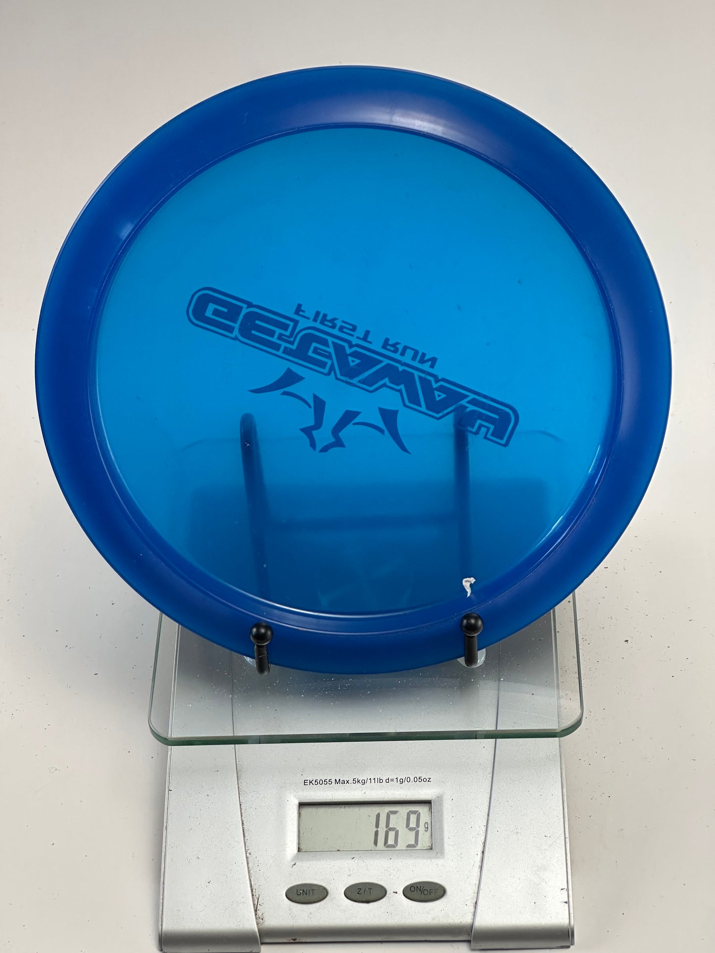 Trilogy Getaway First Run Lucid Disc Golf Disc - Blue (Transparent)