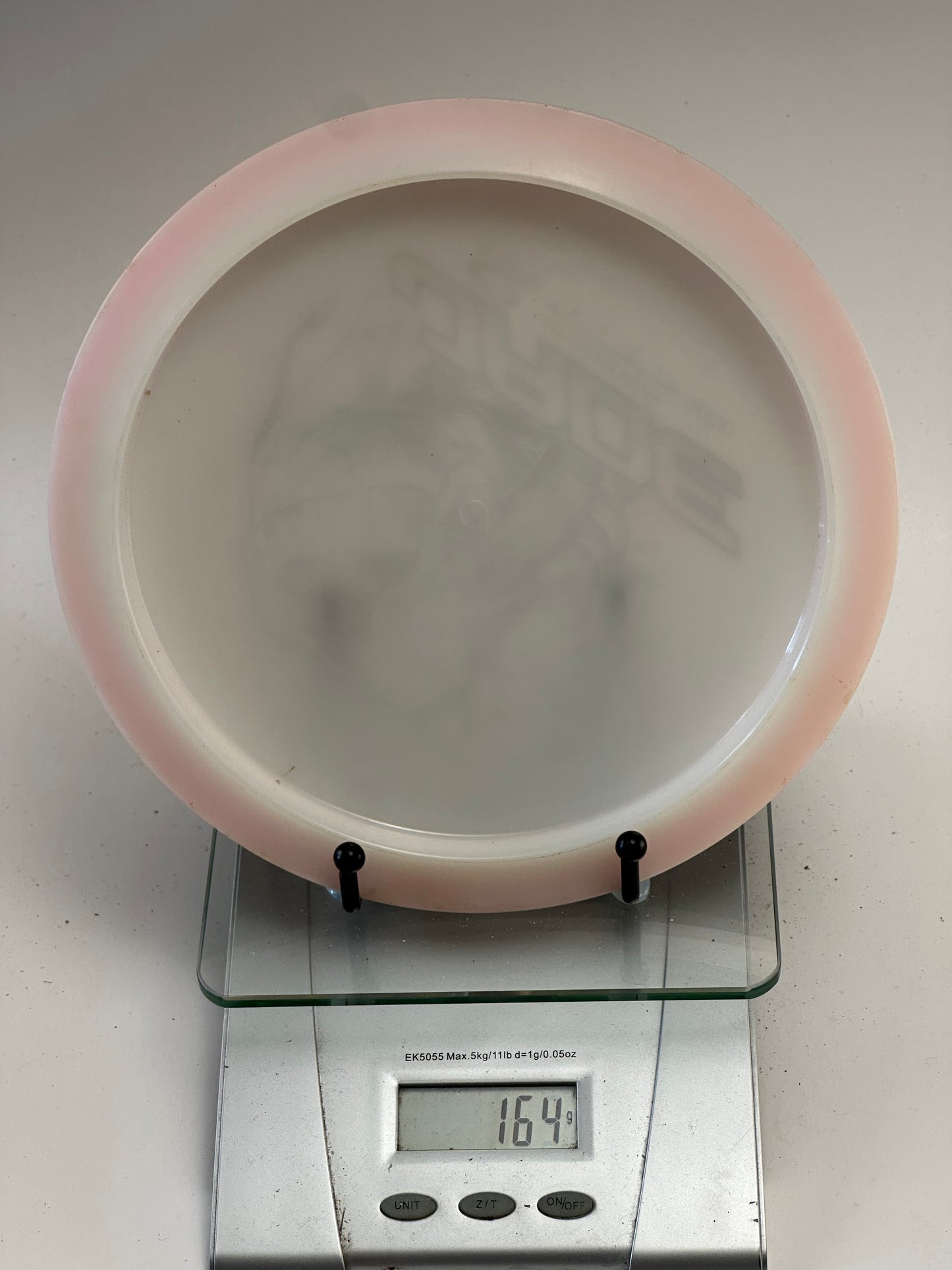 Latitude 64 Opto Jade (164g) – White w/ Pink Rim, Elephant Stamp