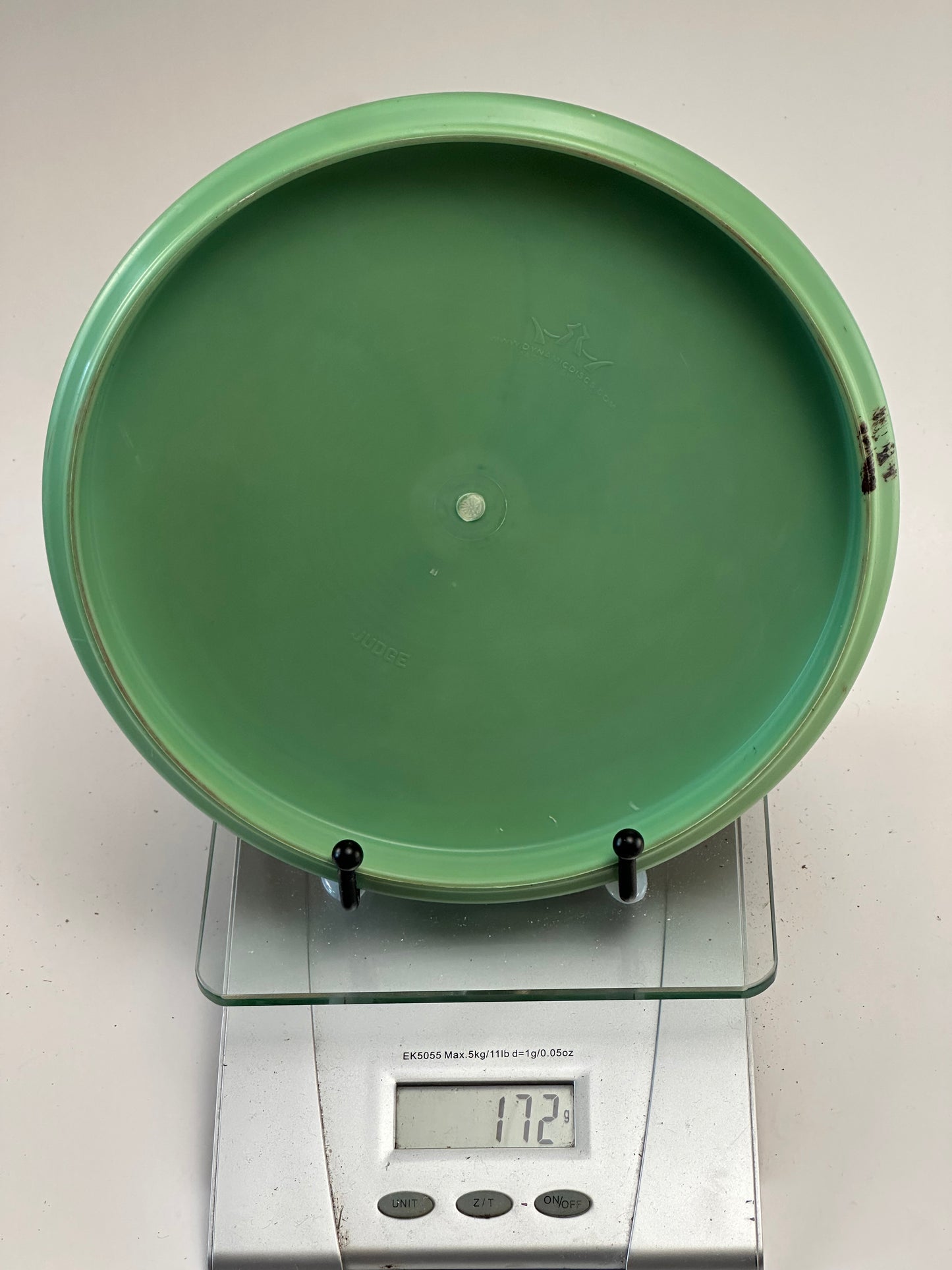 Trilogy Lucid Judge Putter - Green - Springfield Disc Golf Club Stamp