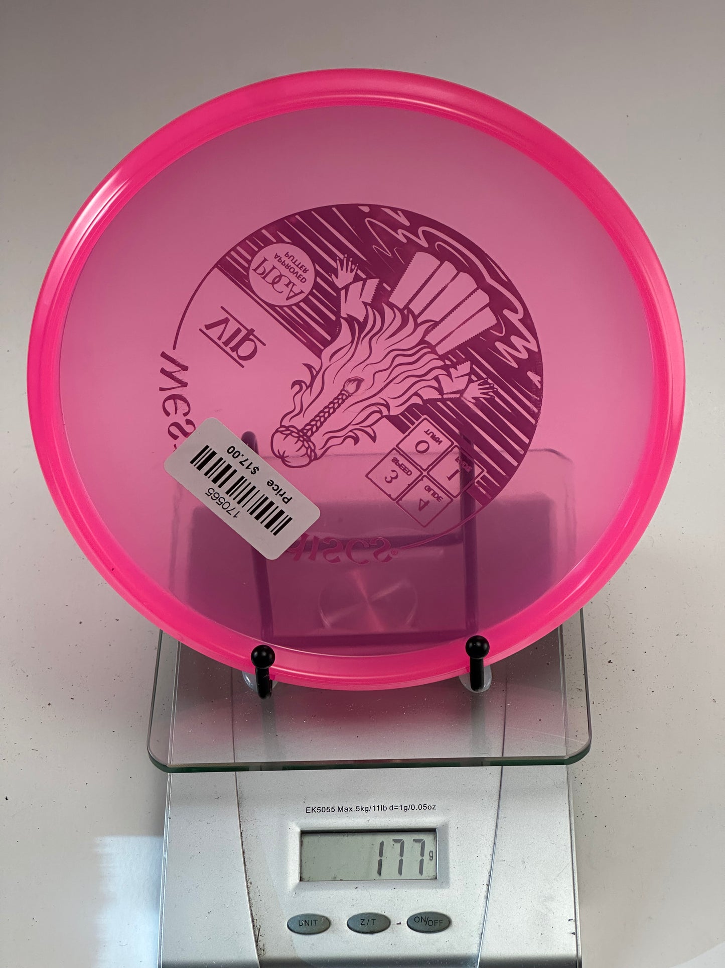 Westside Discs Maiden VIP Putter | Translucent Pink | 177g