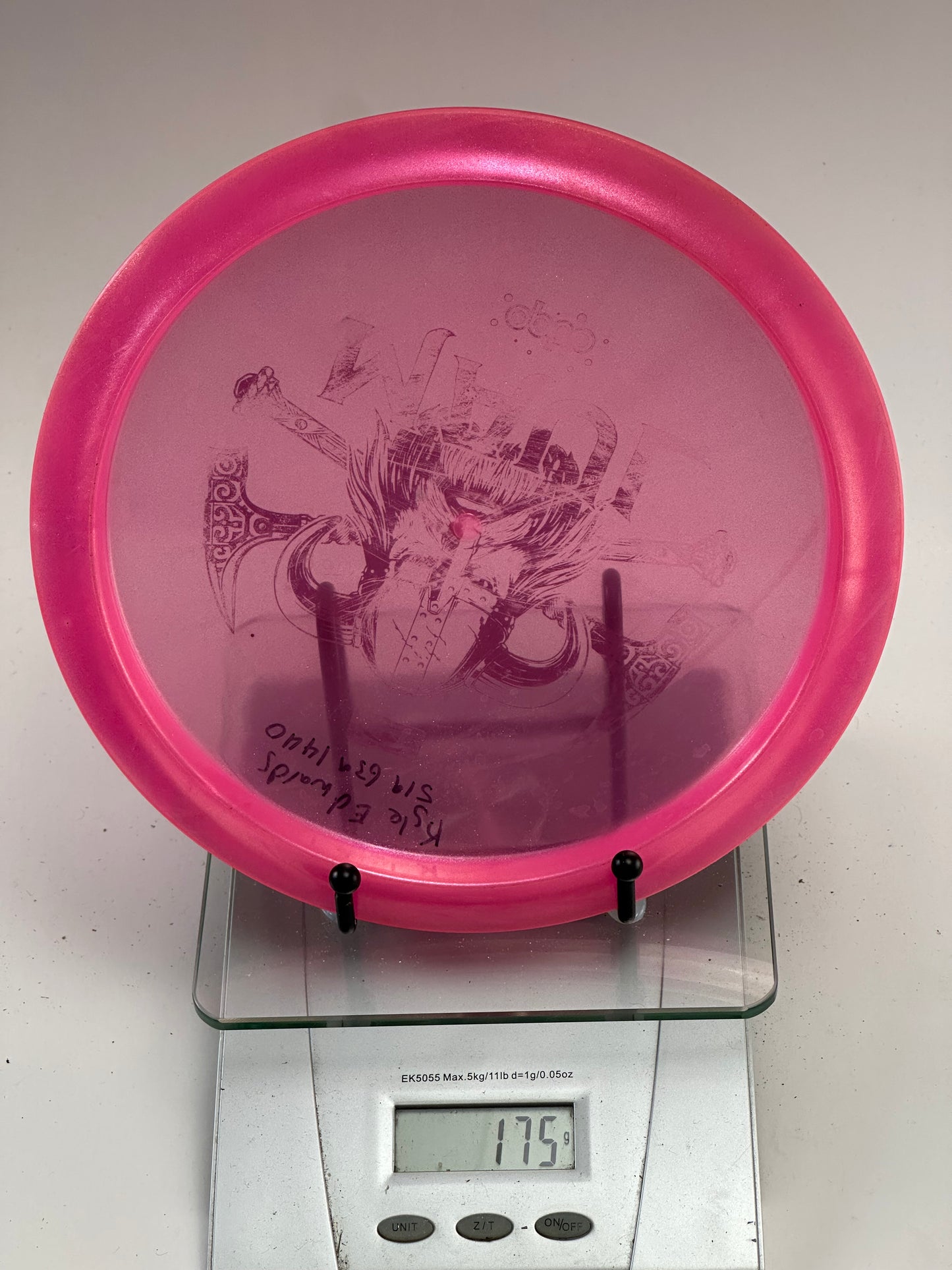 Trilogy Opto Maul – Transparent Pink Viking Stamp (175g)