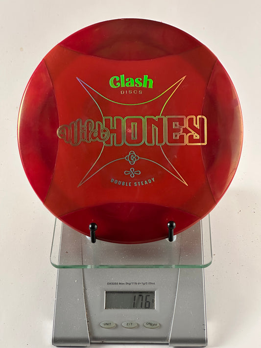 Clash Double Steady Wild Honey Clash Discs Wild Honey Double Steady plastic red translucent stock stamp