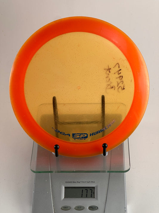 DGA SP Line Sparkle Hurricane Distance Driver (177g) Orange/Yellow