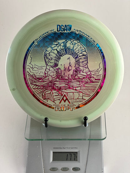 DGA ProLine Swirl Rift DGA Rift Andrew Marwede ProLine Swirl green midrange