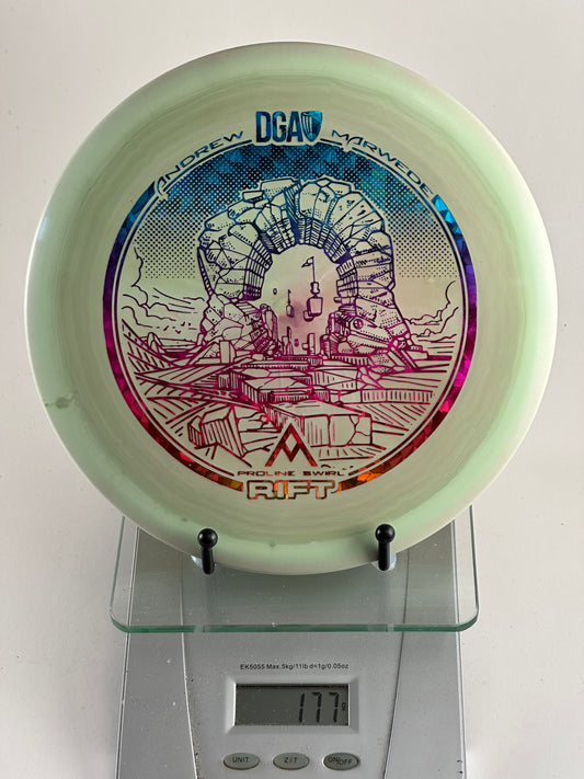 DGA ProLine Swirl Rift DGA Rift Andrew Marwede ProLine Swirl green midrange