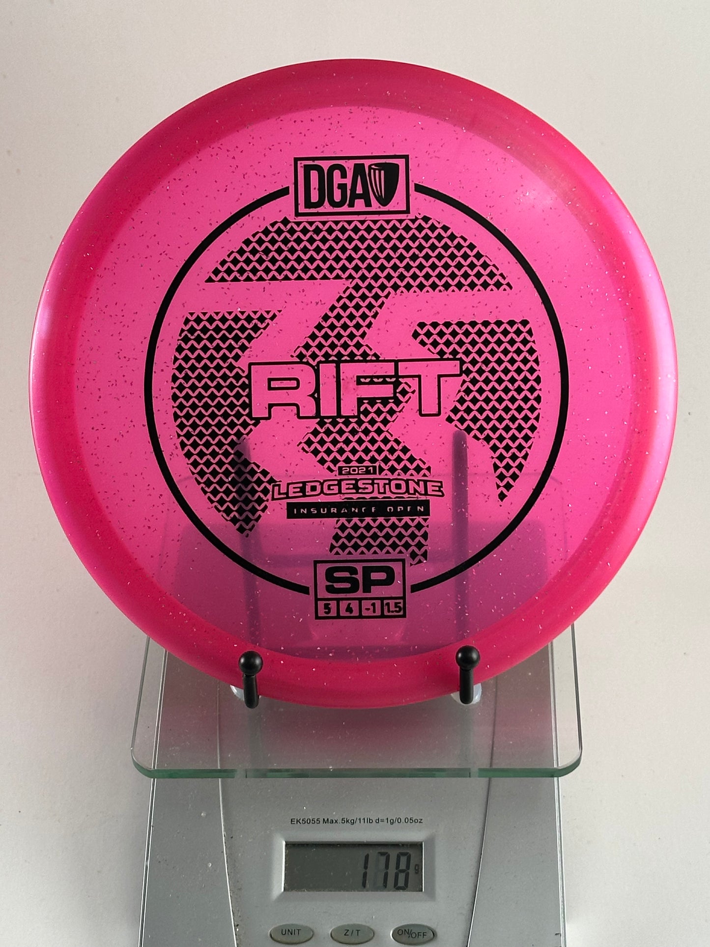 DGA Rift SP Line Sparkle Midrange (2021 Ledgestone) - Pink 178g