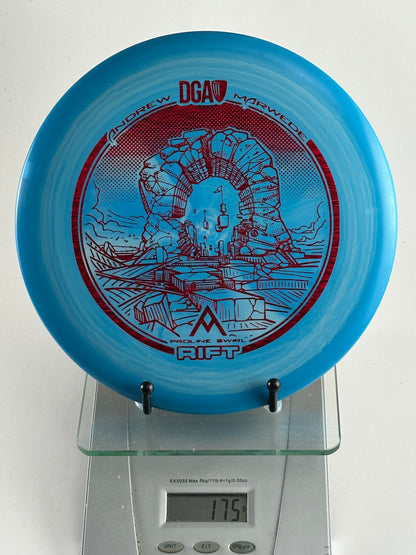 DGA ProLine Swirl Rift DGA Rift Andrew Marwede ProLine Swirl blue midrange