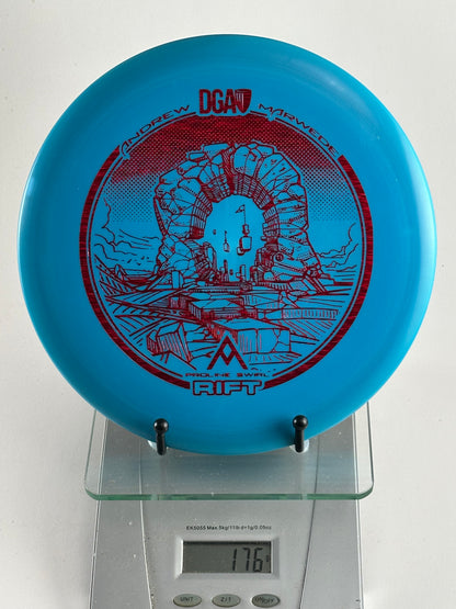 DGA ProLine Swirl Rift DGA Rift ProLine Swirl Andrew Marwede blue midrange