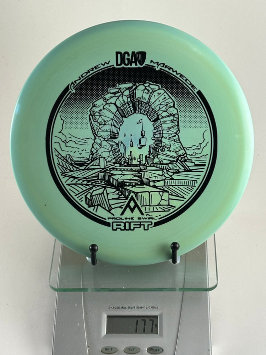 DGA ProLine Swirl Rift DGA Rift Andrew Marwede ProLine Swirl mint green midrange