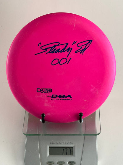 DGA D-Line Steady DGA Steady Ed D-Line plastic putt and approach limited 001 stamp pink