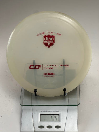 Discmania C-Line CD1 white C-Line Discmania CD1 control driver