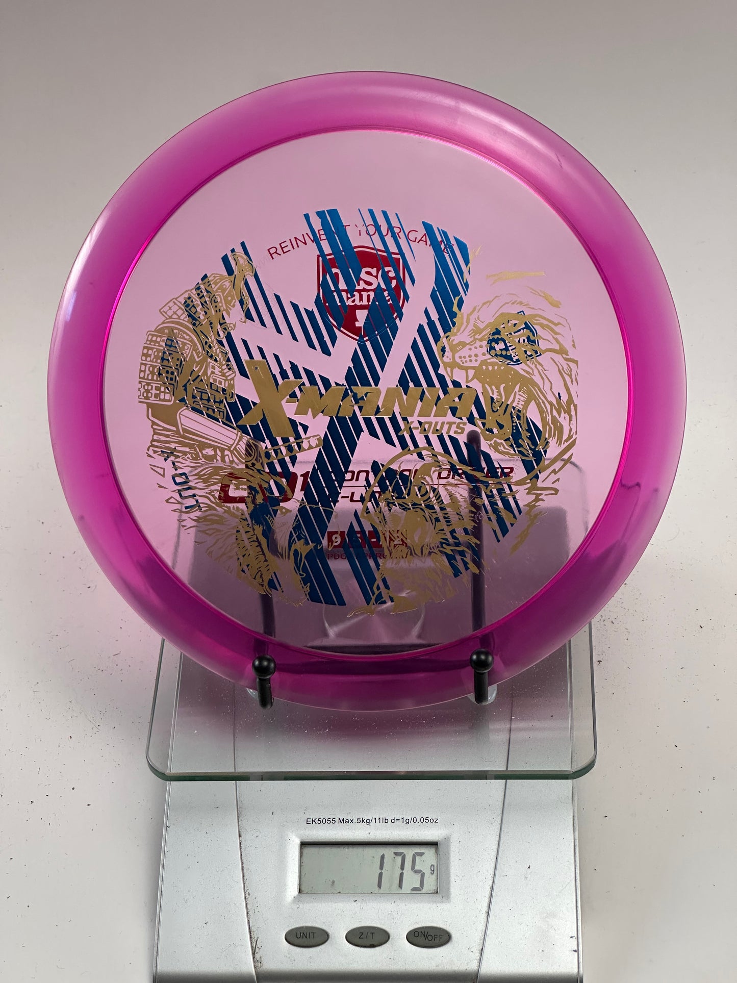 Discmania C-Line CD1 – X-Mania Stamp (Transparent Pink)