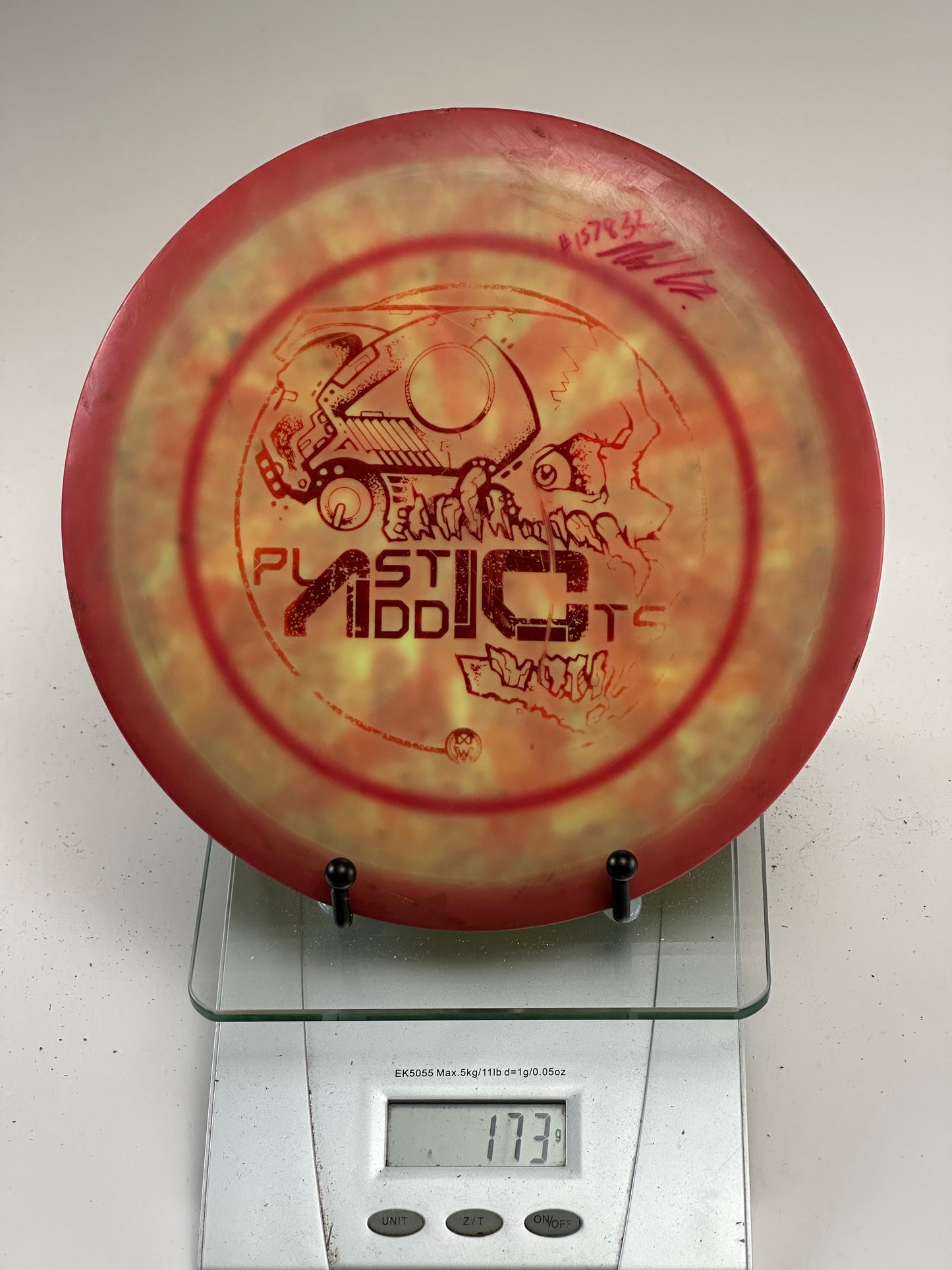 Discmania S-Line CD3 swirly red-yellow