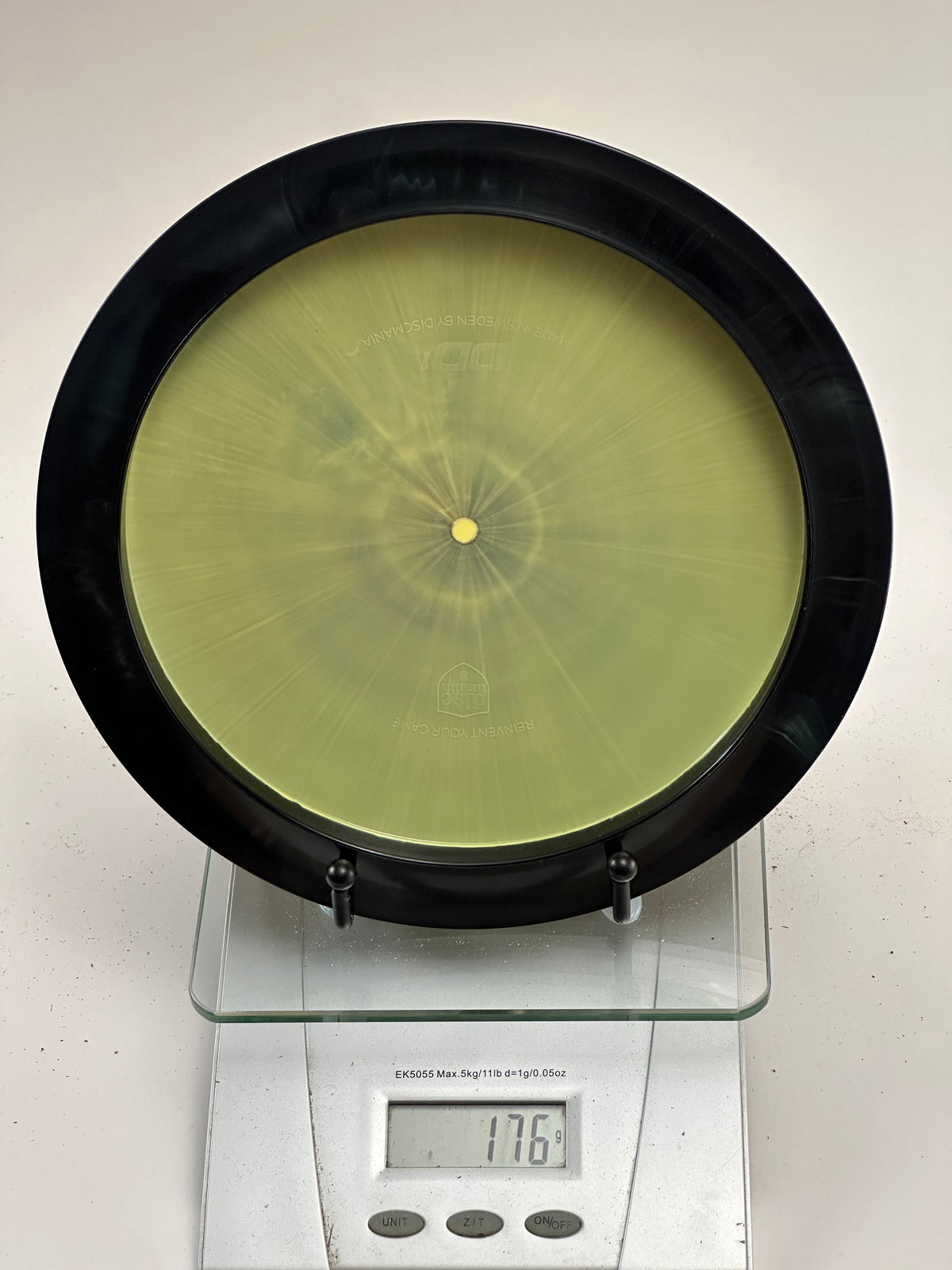 Discmania Horizon DD1 Stratosphere (Yellow w/ Black Rim Swirl)