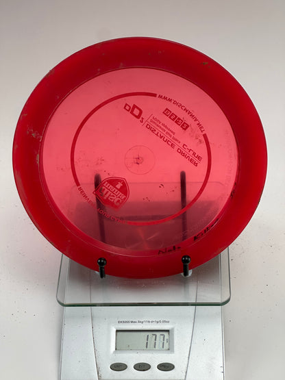 Discmania C-Line DD2 Distance Driver (Transparent Red, Stock Stamp)