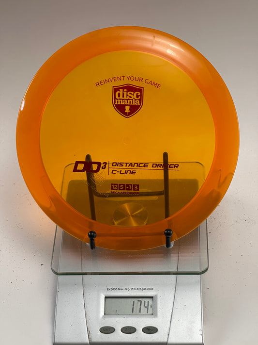 Discmania C-Line DD3 Distance Driver (Transparent Orange)