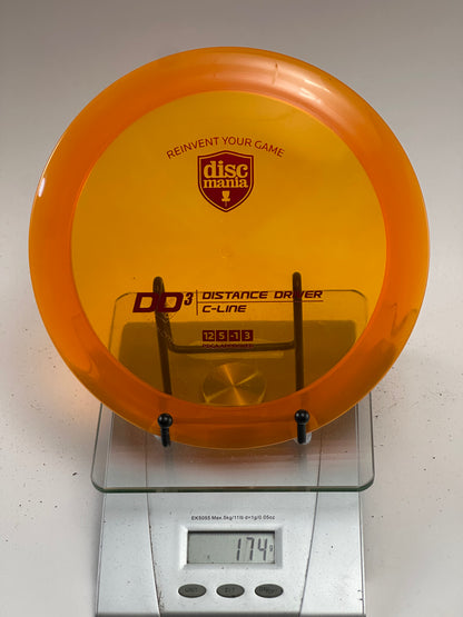Discmania DD3 C-Line Distance Driver (Orange, 174g)