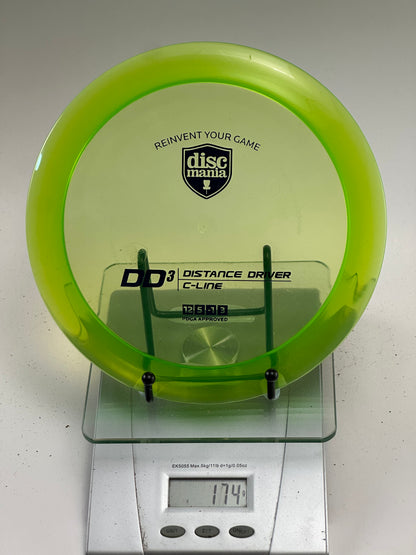 Discmania DD3 C-Line Distance Driver (Translucent Green)