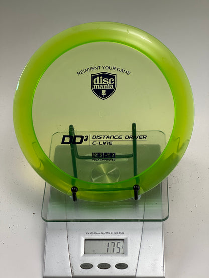 Discmania DD3 C-Line Distance Driver | Transparent Green | 175g