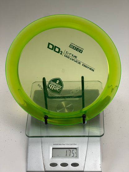 Discmania DD3 C-Line Distance Driver | Transparent Green | 175g