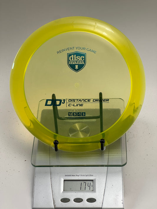 Discmania C-Line DD3 Distance Driver - Transparent Yellow