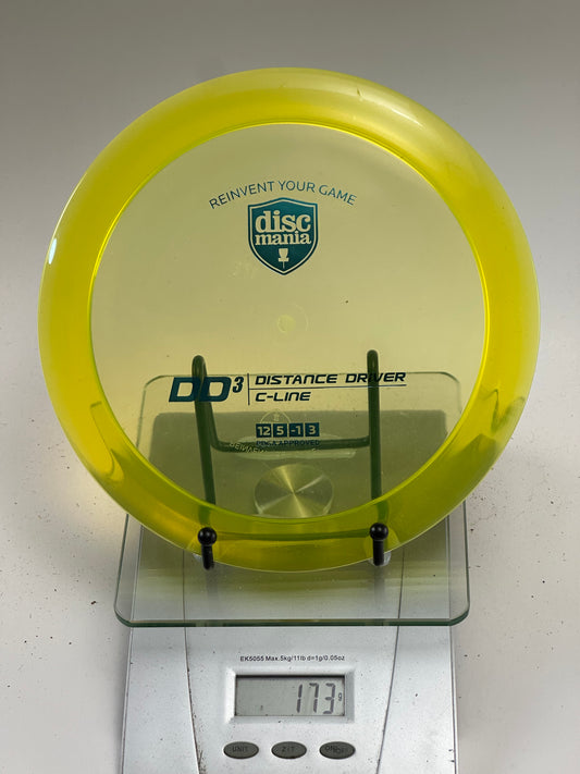 Discmania DD3 C-Line Distance Driver (Translucent Yellow)