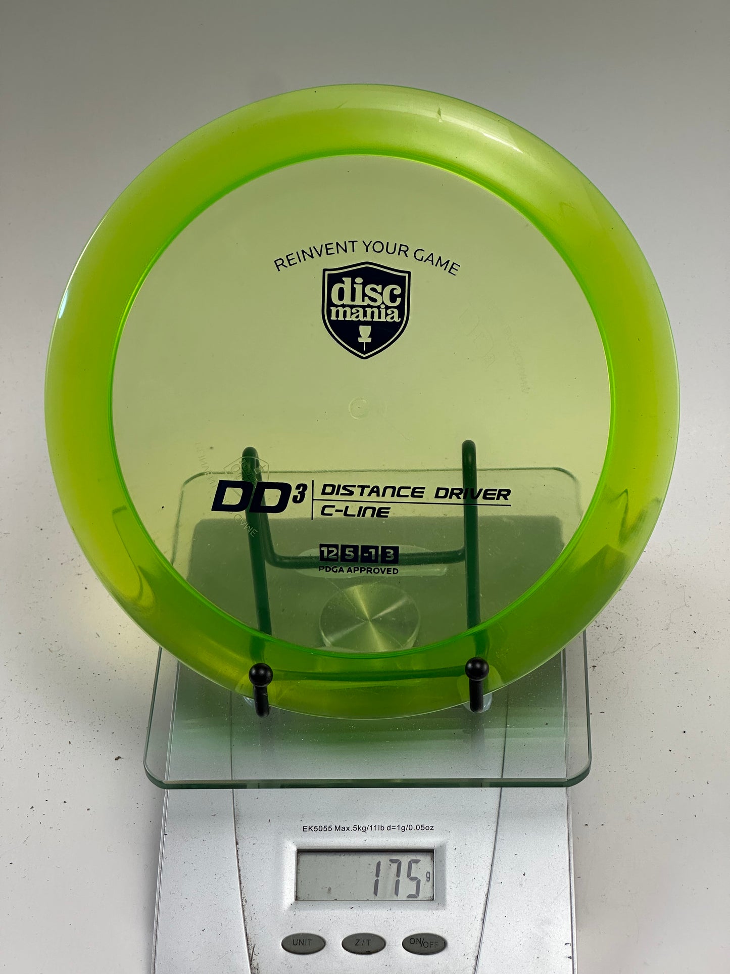 Discmania DD3 C-Line Distance Driver - Transparent Yellow/Green