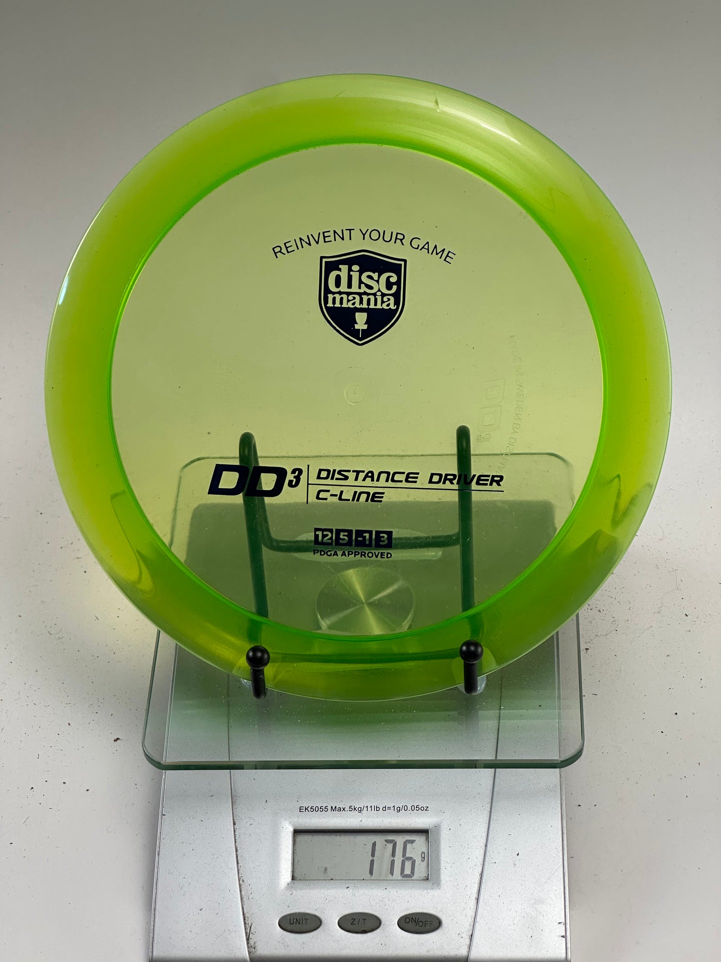 Discmania DD3 C-Line Distance Driver (Translucent Yellow-Green)